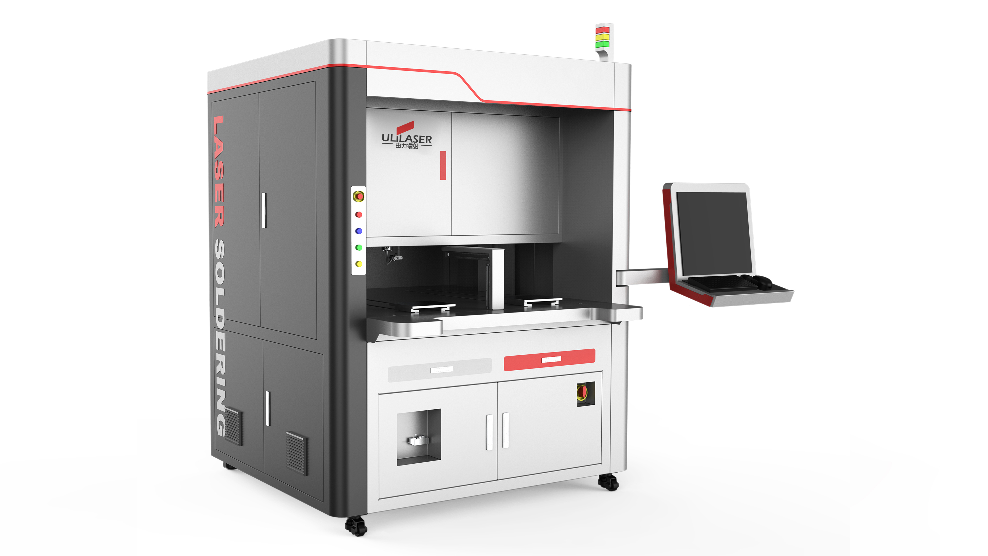 雙工位精密激光錫球焊接機
